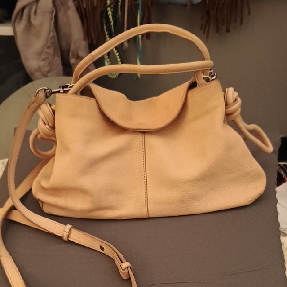 Lucky Brand Tan Leather Satchel Bag